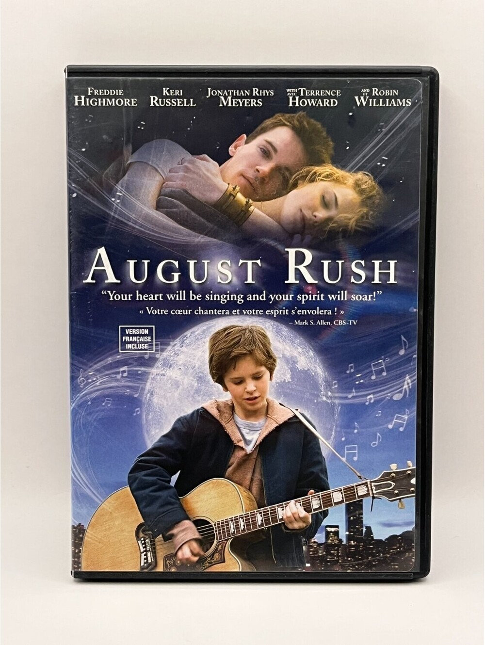 August Rush DVD Widescreen Freddie Highmore 2007 Drama Kirsten Sheridan